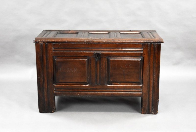 17th Century Oak Marriage Chest