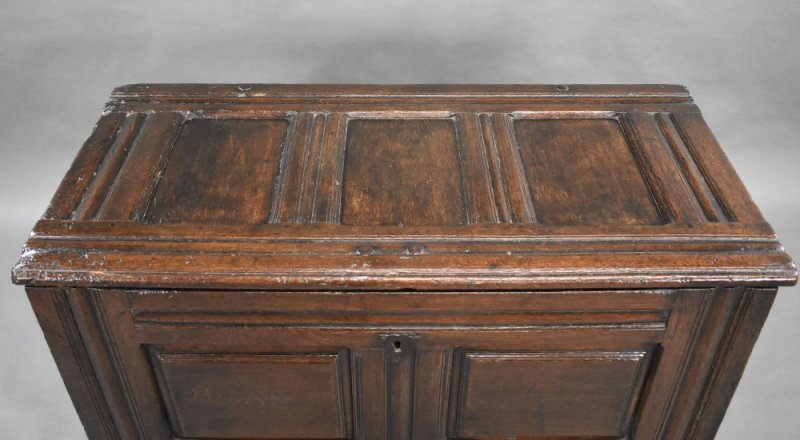 17th Century Oak Marriage Chest