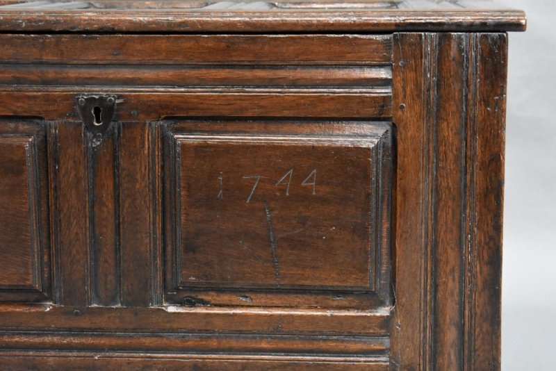17th Century Oak Marriage Chest