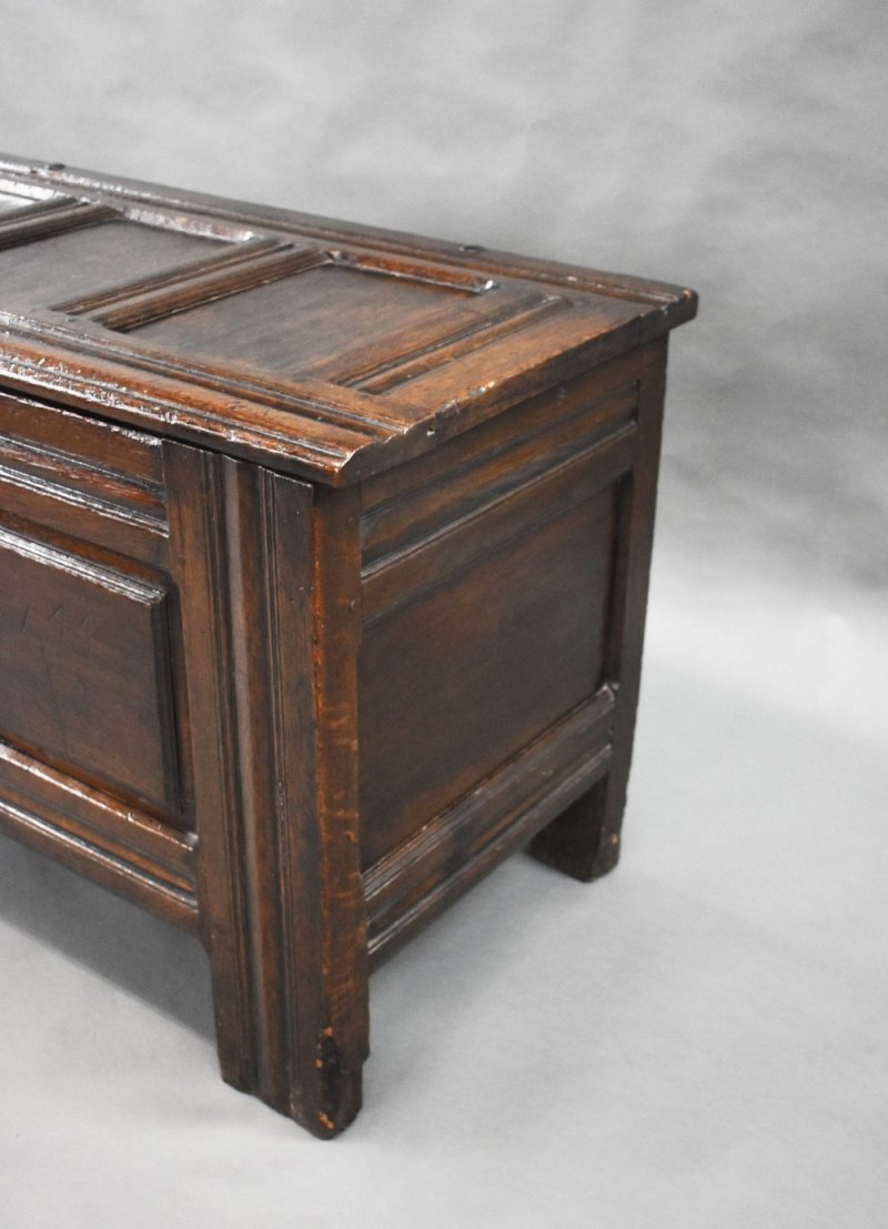 17th Century Oak Marriage Chest