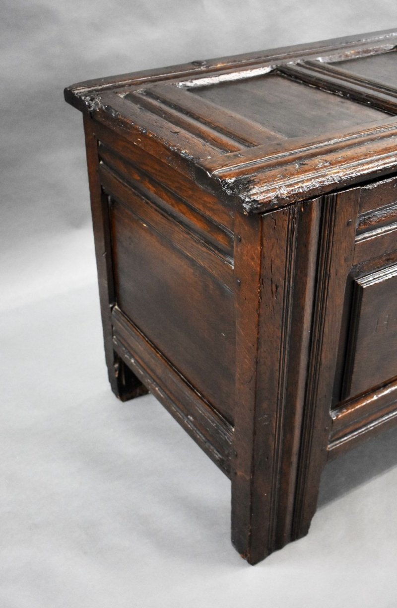 17th Century Oak Marriage Chest