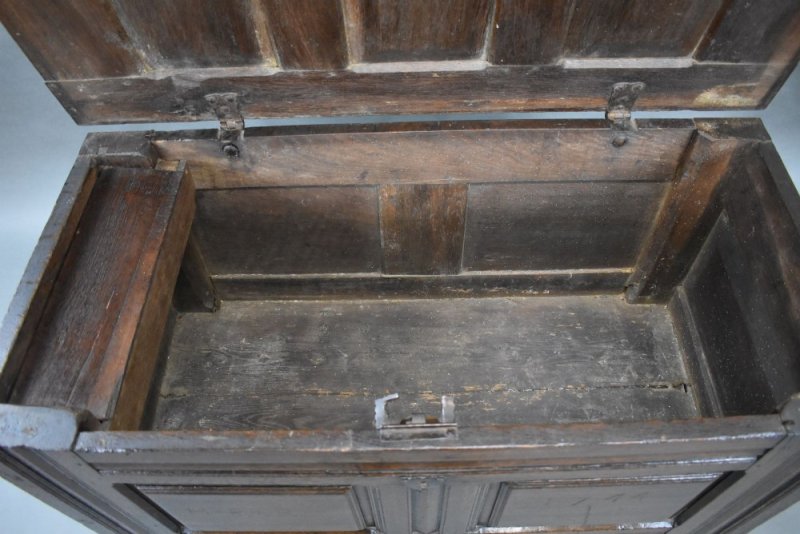 17th Century Oak Marriage Chest
