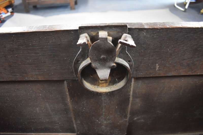 17th Century Oak Marriage Chest