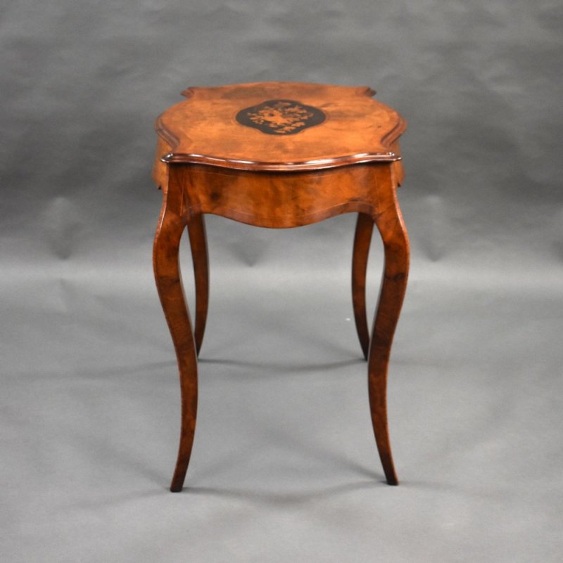 Victorian Walnut Marquetry Centre Table