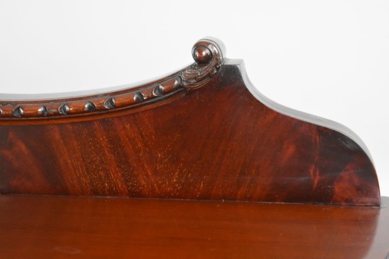 Edwardian Mahogany Serpentine Cabinet