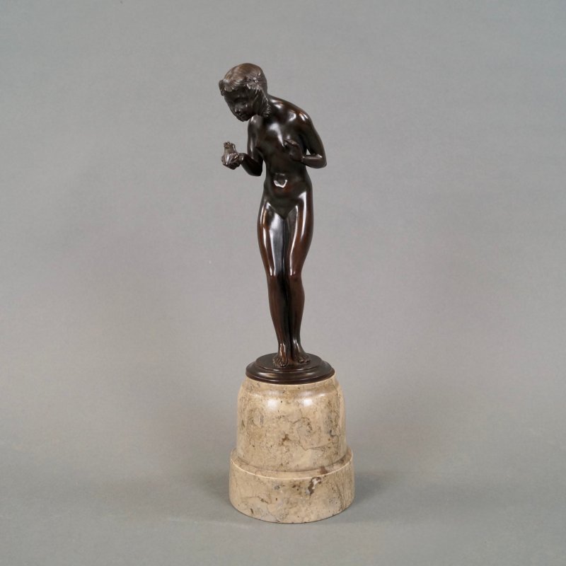 A Bronze Figure Titled "The Frog Prince"