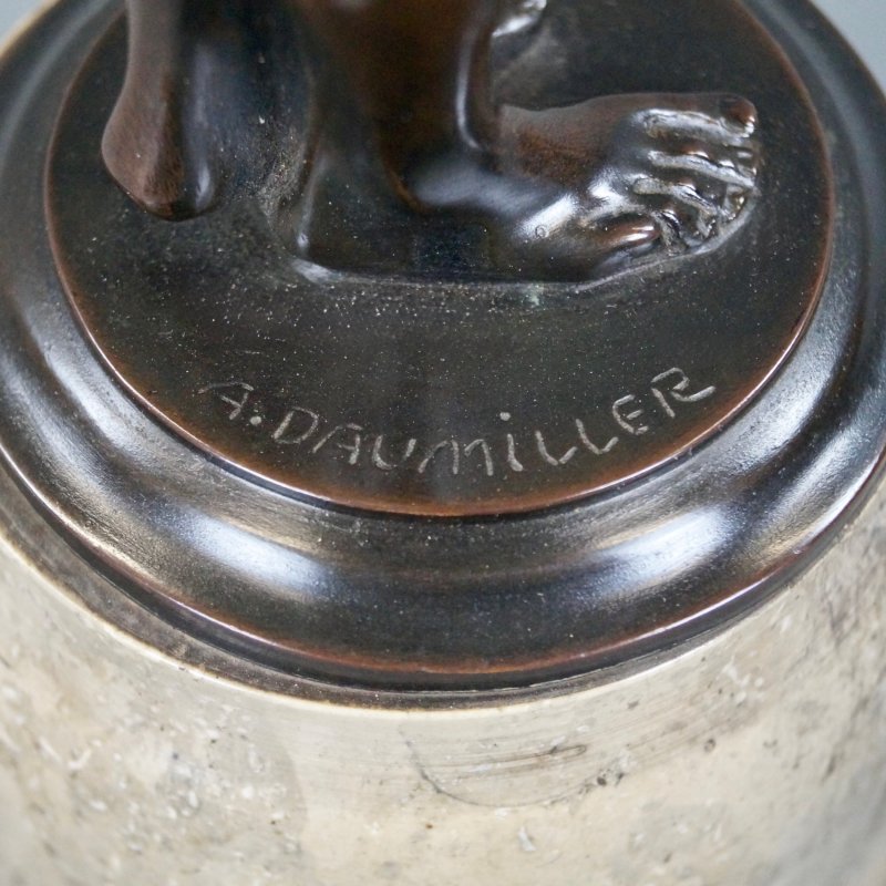 A Bronze Figure Titled "The Frog Prince"