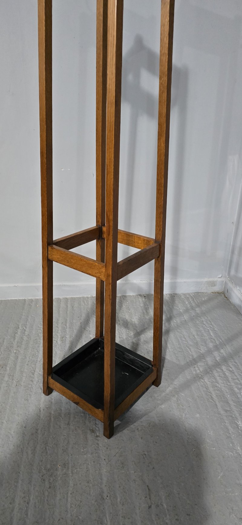 Oak Coat Stick Stand