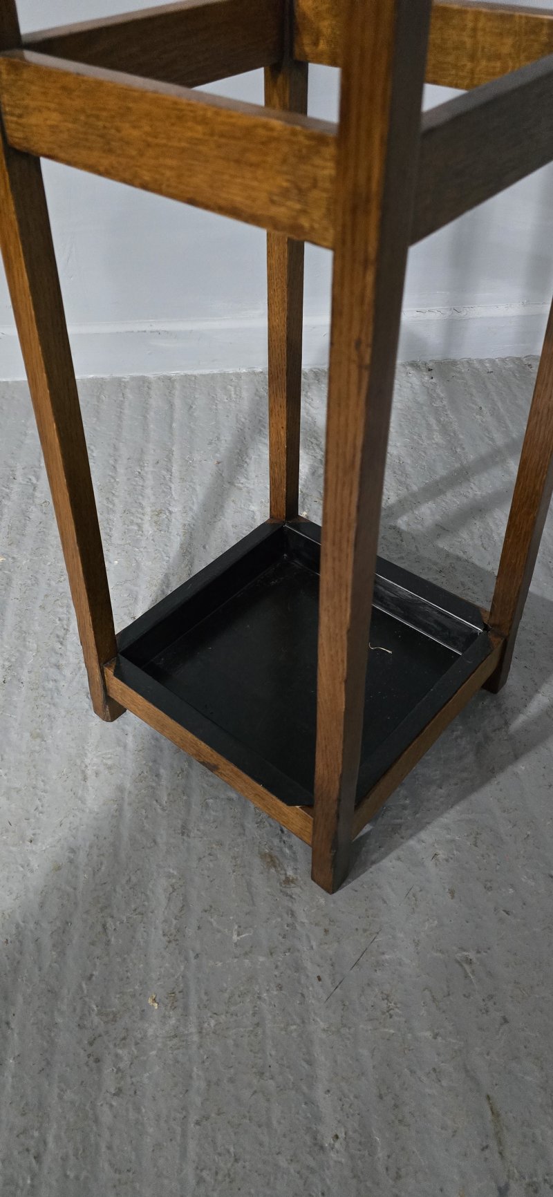 Oak Coat Stick Stand