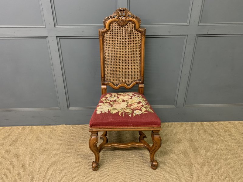 Pair of William and Mary Style Walnut Chairs by Waring & Gillow