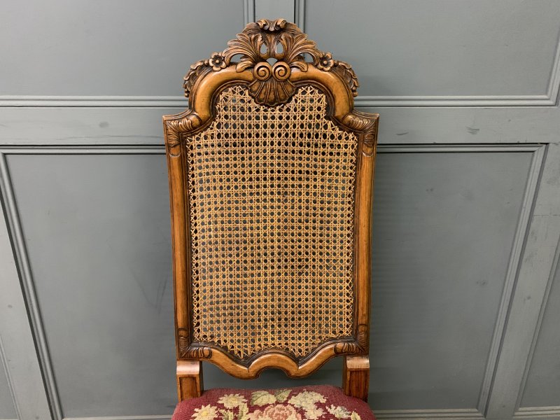 Pair of William and Mary Style Walnut Chairs by Waring & Gillow