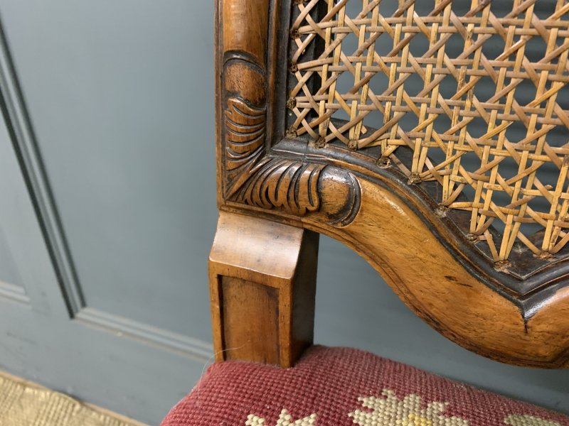 Pair of William and Mary Style Walnut Chairs by Waring & Gillow