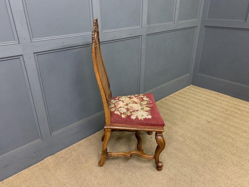 Pair of William and Mary Style Walnut Chairs by Waring & Gillow