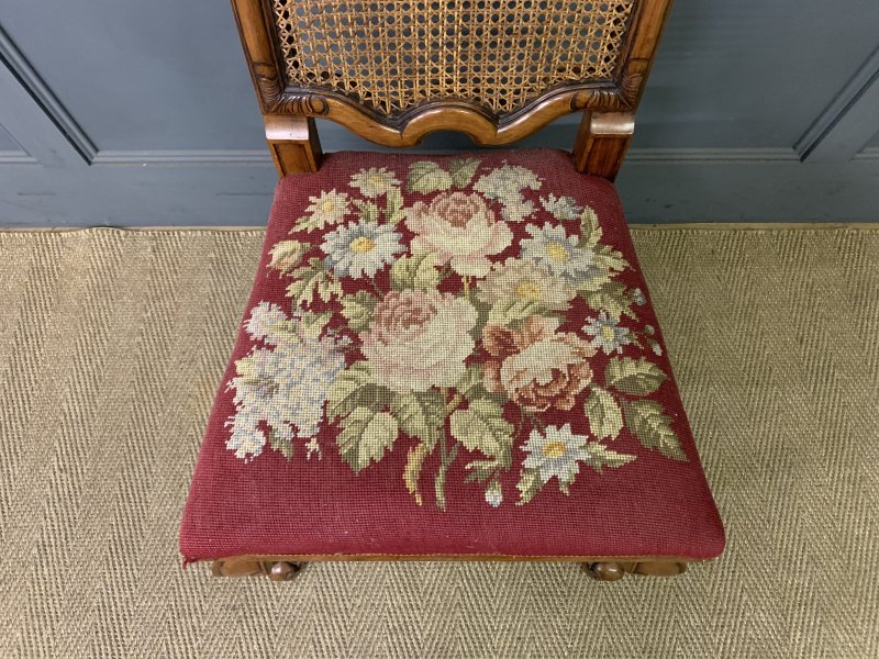 Pair of William and Mary Style Walnut Chairs by Waring & Gillow