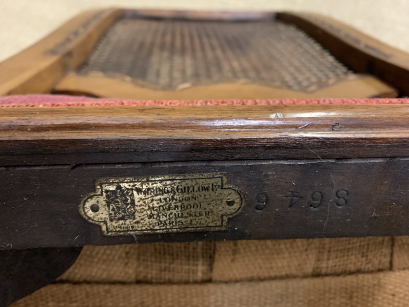 Pair of William and Mary Style Walnut Chairs by Waring & Gillow