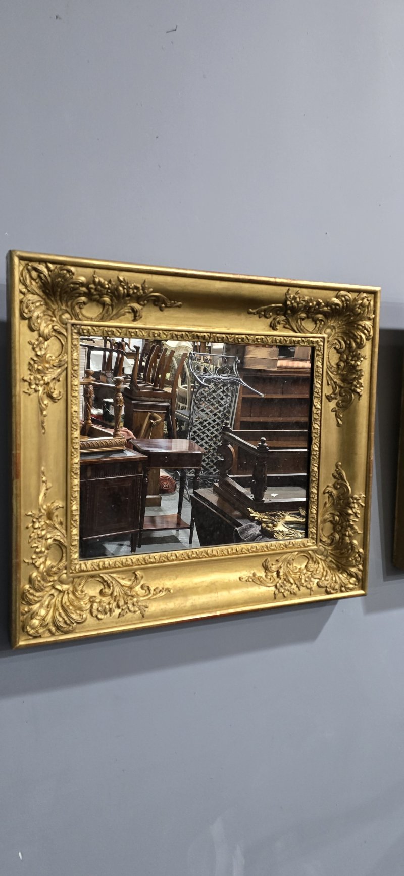 Superb Pair Early Victorian Gilt Wall Mirrors