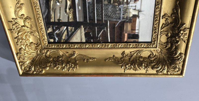 Superb Pair Early Victorian Gilt Wall Mirrors