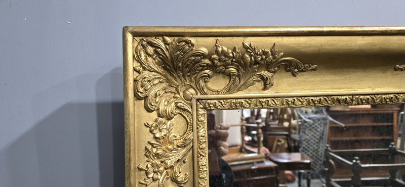 Superb Pair Early Victorian Gilt Wall Mirrors