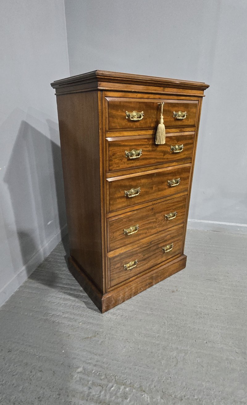 Five Drawer Mahogany Chest by Maples