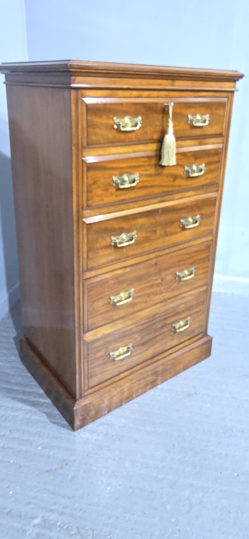 Five Drawer Mahogany Chest by Maples