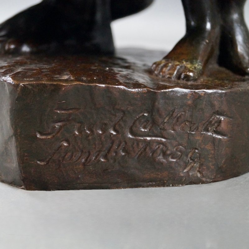 A Charming & Large Scale 19thc Bronze Group