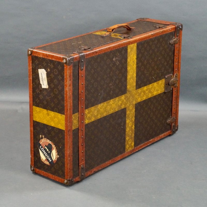 A 1930's Louis Vuitton Traveling Wardrobe Trunk