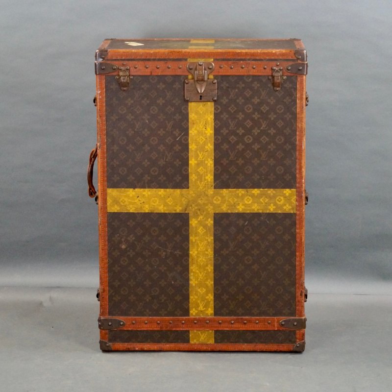 A 1930's Louis Vuitton Traveling Wardrobe Trunk