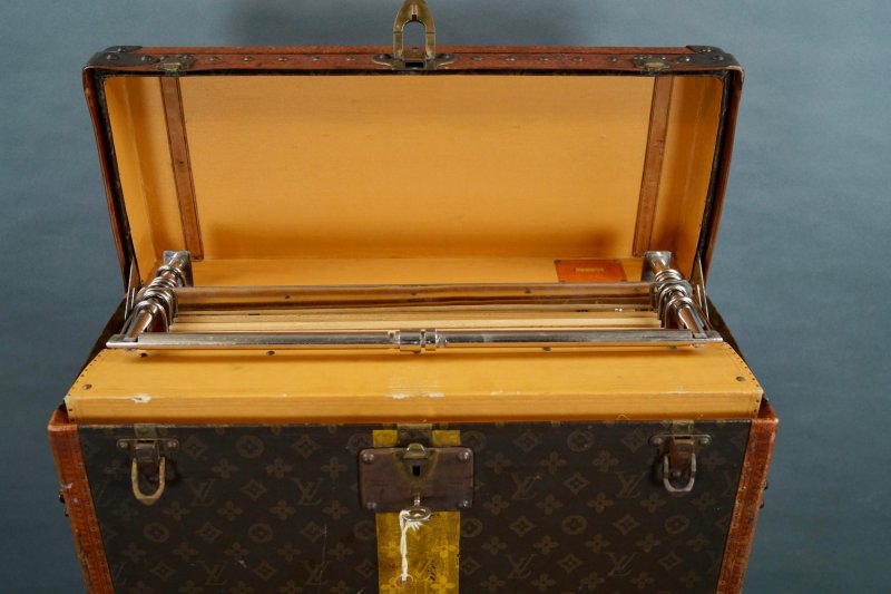 A 1930's Louis Vuitton Traveling Wardrobe Trunk