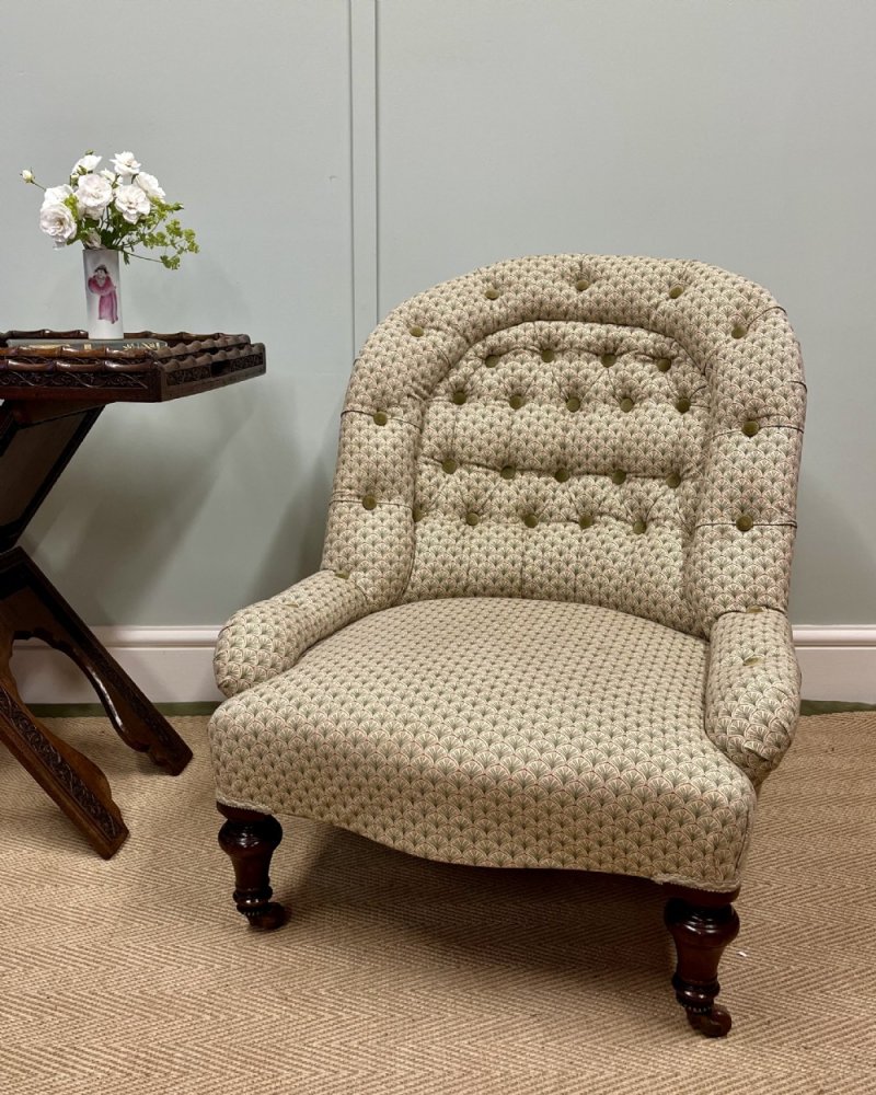 19th Century Button Backed Chair