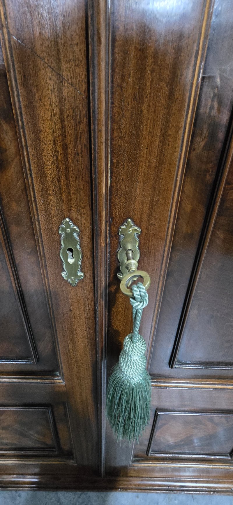 Regency Mahogany Corner Cupboard