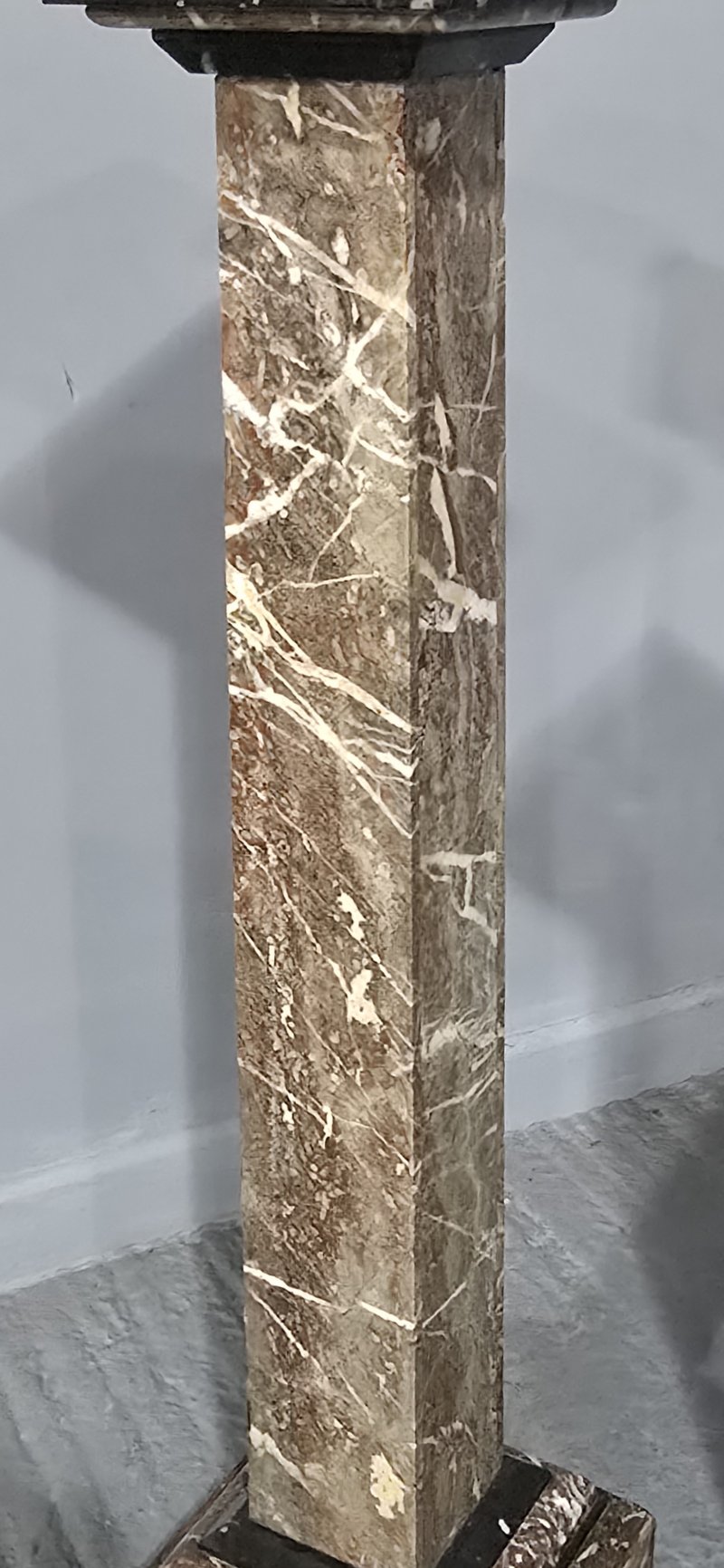 Pair French Rouge Marble Columns