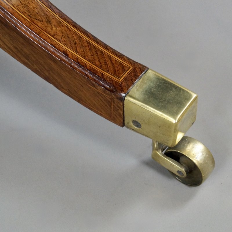 A Fine Regency Rosewood Drum Table