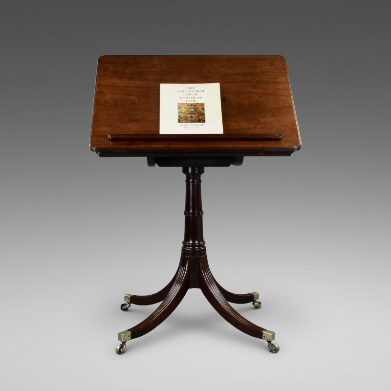 George III, Cuban Mahogany Reading Table