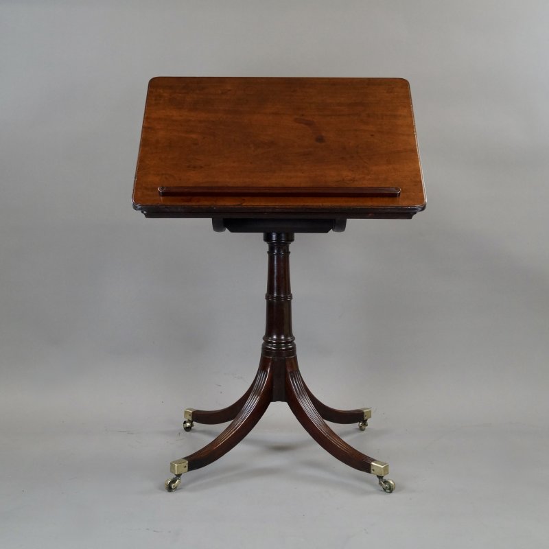 George III, Cuban Mahogany Reading Table