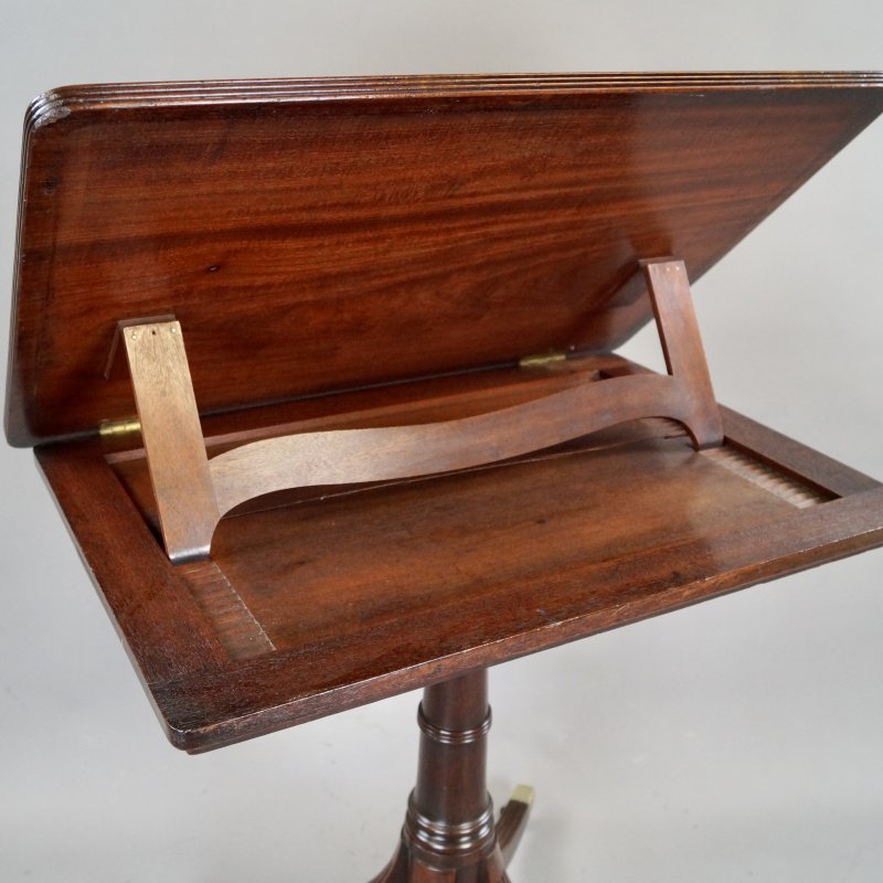 George III, Cuban Mahogany Reading Table