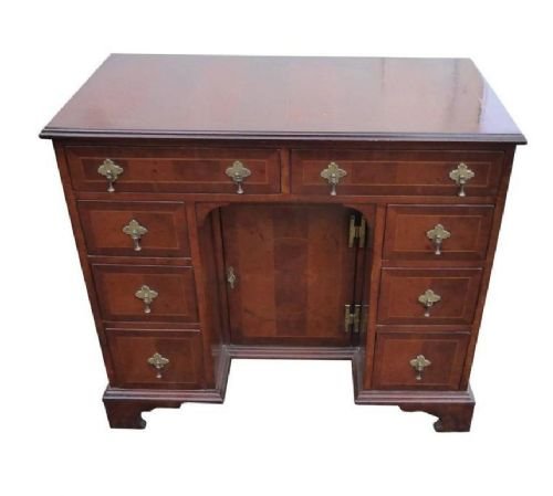 Queen Anne Style Kneehole Desk
