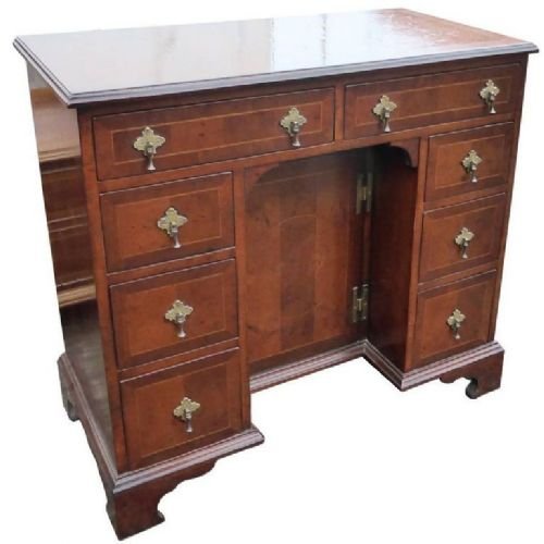 Queen Anne Style Kneehole Desk