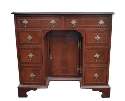Queen Anne Style Kneehole Desk