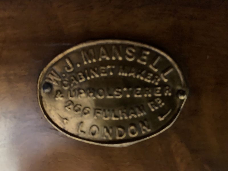 Victorian Burr Walnut Library Table by W J Mansell