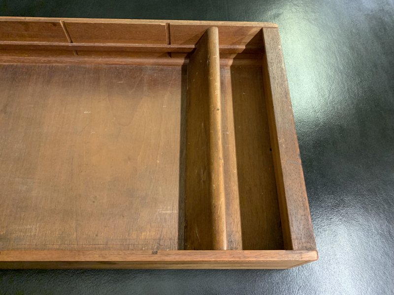 Mahogany Pedestal Partners Desk by Maple & Co.