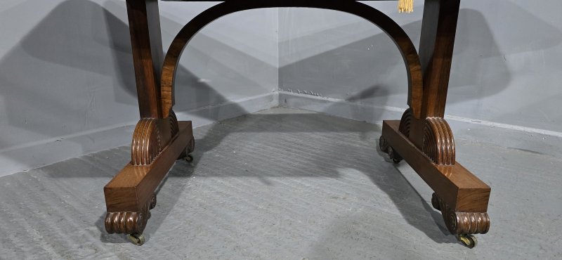 Outstanding Regency Brass Inlaid Sofa Table