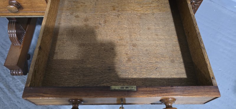 Outstanding Regency Brass Inlaid Sofa Table