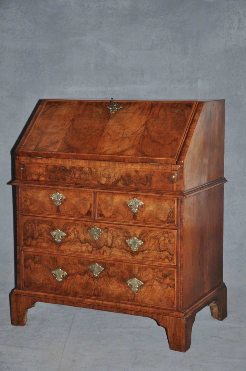 Early 18th Century Walnut Bureau