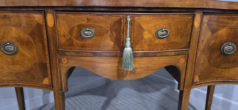 Superb Edwardian Mahogany Inlaid Sideboard