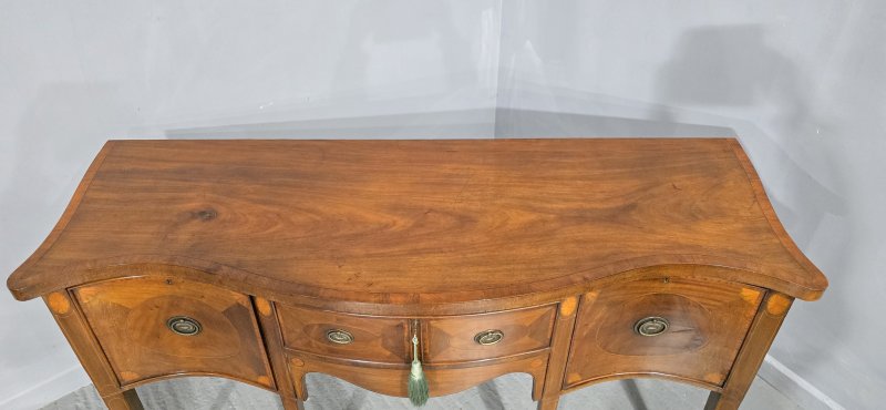 Superb Edwardian Mahogany Inlaid Sideboard