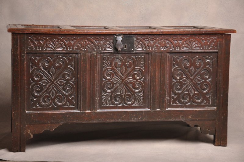 17th Century North Country Coffer