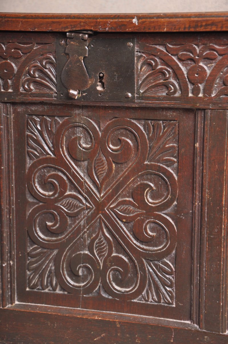 17th Century North Country Coffer