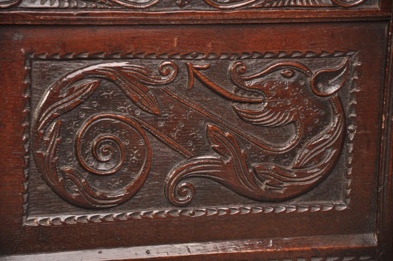 A Rare 17th Century Oak Coffer