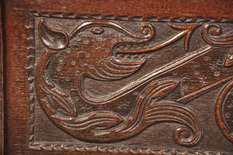 A Rare 17th Century Oak Coffer