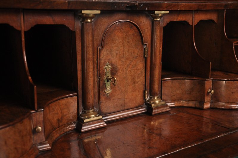 Early 18th Century Walnut Bureau Bookcase